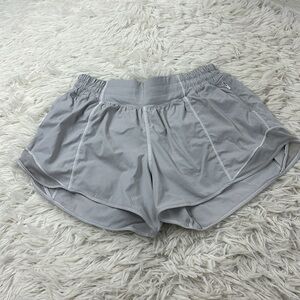 Lululemon Hotty Hot Short II *Long 4" White